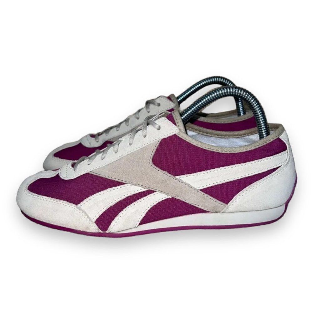 Reebok Classic RB511 Casual Sneakers Beige / Purple Suede Women’s 8